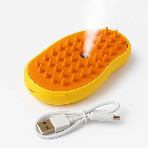 Cepillo para Mascota con vaporizador